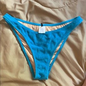 J Crew Women’s 1989 High-Leg Bikini Bottom Terry